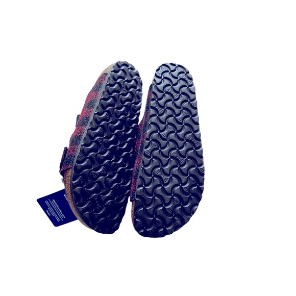 Arizona Shearling Plaid Red Birkenstock - Picture 4 of 7